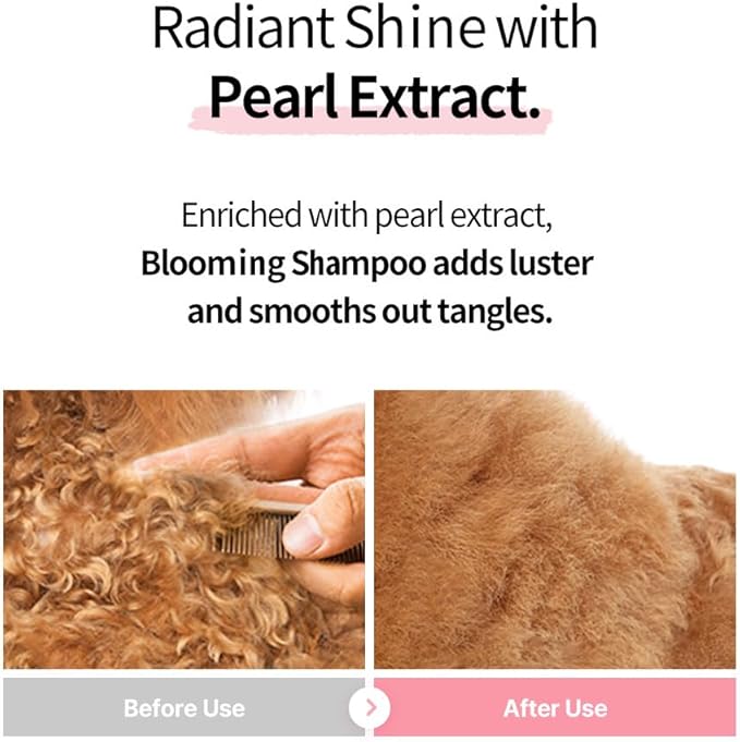 Breezytail Blooming Volumizing Dog Shampoo, Loved by Top Korean Groomers, Volumizing Formula for a Shiny & Fluffy Coat – Easy Breezy, Professional Care at Home (16.9 fl oz/500ml) (16.9 fl oz)