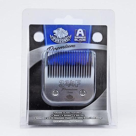 FURZONE Detachable Blade - Size 3 3/4F Blade 1/2", Made of Extra Durable Japanese Steel, Compatible with Most Andis, Oster, Wahl A5 Clippers