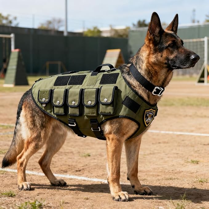 Antrix ESA Patch Protected Under Federal Law ESA Emotional Support Animal Emblem Embroidered Fastener Hook & Loop Tactical Patch for Animal Dogs Pets Harness Vest Clothes