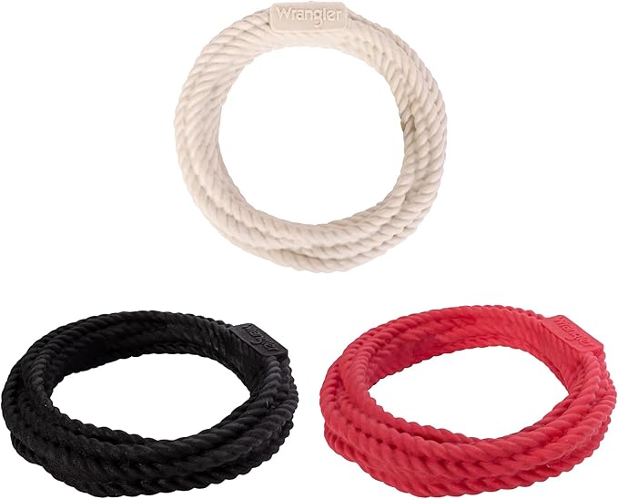 Wrangler Foam Coiled Rope Dog Chew Toy – Scented Dog Rope Toy for Medium to Large Dogs – Pet-Safe Foam Toy for Tug & Fetch – Promotes Healthy Chewing - Indoor/Outdoor Play (Tan, Peanut Butter)
