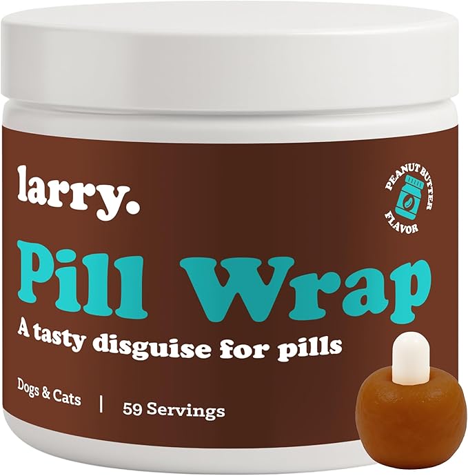 Peanut Butter Pill Wrap for Dogs - Pet Pill Paste - Hide Dog Medication Pockets - Dog Treats for Medicine Hide Pill - 59 Servings - 4.2 oz - Made in USA