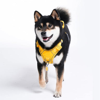 Pawaii No Pull Dog Harness with Pet ID Tag,Reflective Strips No Choke Front O Ring Breathable Mesh Adjustable Soft Padded Pet Vest with Easy Control Handle for Small Dogs