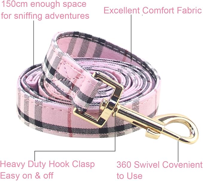 SuperBuddy Dog Collar and Leash,Breathable Adjustable Dog Collar-Safe Buckle-Collars for Small Medium Large Pet