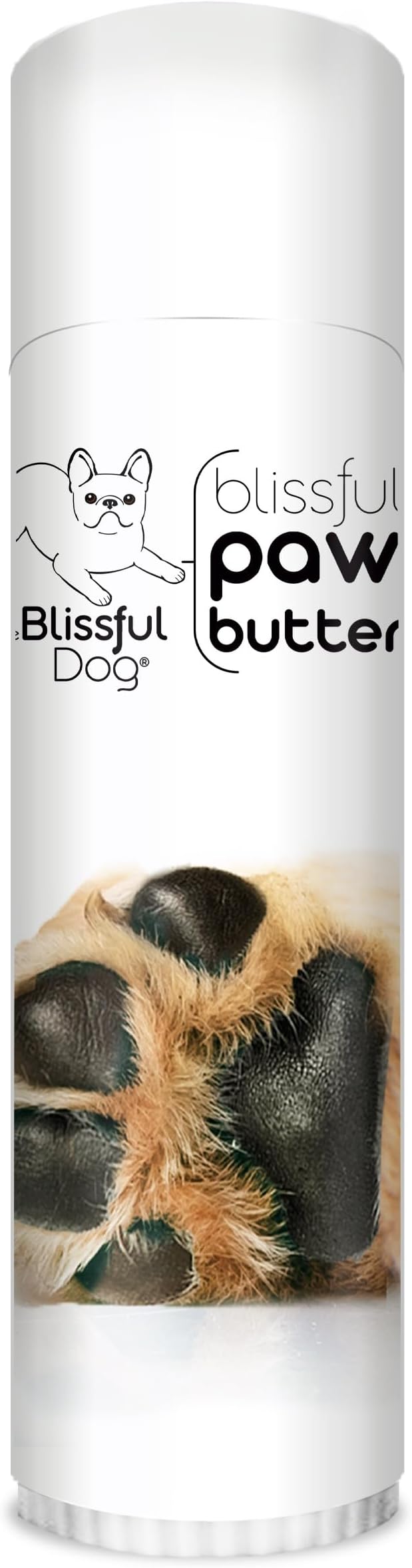 The Blissful Dog Paw Butter, Moisturizer for Dry Paw Pads, Softens and Protects a Rough Paw in Winter, Versatile, Lick-Safe Dog Paw Pad Balm, 0.50 oz.