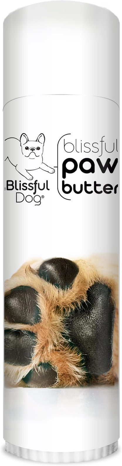 The Blissful Dog Paw Butter, Moisturizer for Dry Paw Pads, Softens and Protects a Rough Paw in Winter, Versatile, Lick-Safe Dog Paw Pad Balm, 0.50 oz.