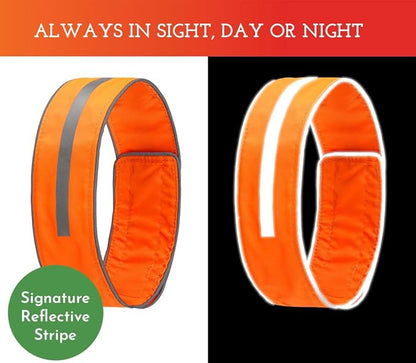 SPOT THE DOG! Reflective Dog Collar - Adjustable Pet Collars, Safe, Durable, Comfortable Dog Walking Accessories for Large Dog, Hunting Dog, Puppy, Lightweight Boy, Girl Dog Collars (Blaze Orange, L)