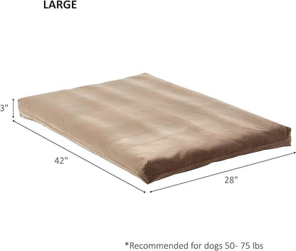 Happy Hounds Cooper Deluxe Reversible Crate Pad - Large - Latte