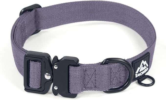 Dog Collar for Large Dogs - Adjustable, Chew Proof Nylon Collar with Metal Quick Release Buckle and D-Ring for Dog Tags (Montana Moonrise, XL(1.5''Width, Fit 15''-23''))