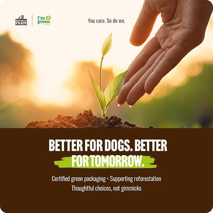 Natural Farm Bully Sticks (6 Inch, 15 Count), Single Ingredient: 100% Beef Chews, Grass-Fed, Non-GMO, Grain-Free, Fully Digestible Treats for Puppies, Small or Senior Dog