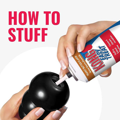 KONG Extreme Dog Toy - Fetch & Chew Toy - Treat-Filling Capabilities & Erratic Bounce for Extended Play Time Most Durable Natural Rubber Material - for Power Chewers - for Small Dogs