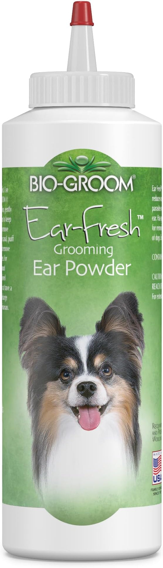 Bio-Groom Ear-Fresh Dog Grooming Ear Powder - Cleaning and Grooming Products for Cats & Dogs, Pet Bathing Supplies, Puppy Wash, Cruelty-Free, Made in USA, Powder for Animals - 85 g 1-Pack