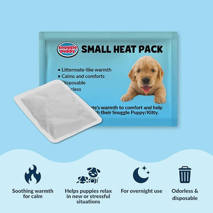 Snuggle Puppy Junior Heartbeat Puppy Toy - Heartbeat Puppy for Dogs - Pet Anxiety Relief and Calming Aid - Comfort Dog Toy - Behavioral Training and Sleep Aid Cuddle Buddy - Biscuit