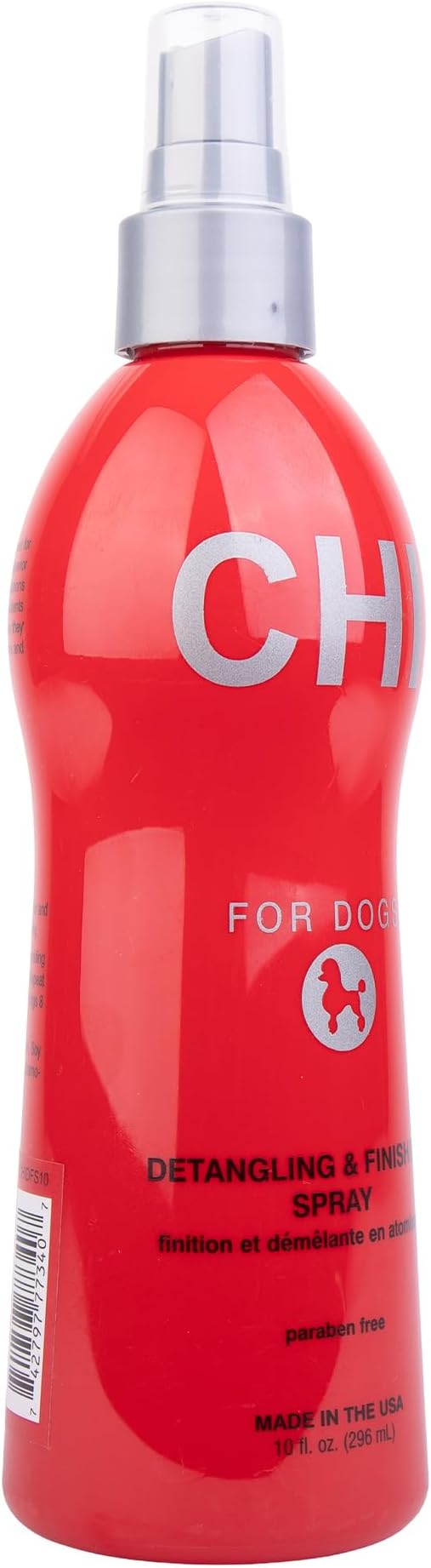 CHI for Dogs Detangling Finishing Spray - Best Leave-In Solution for Tangles and Knots - Dog Grooming Mist for Puppies and Adults - Sulfate and Paraben Free - Made in USA, 10 Fl Oz