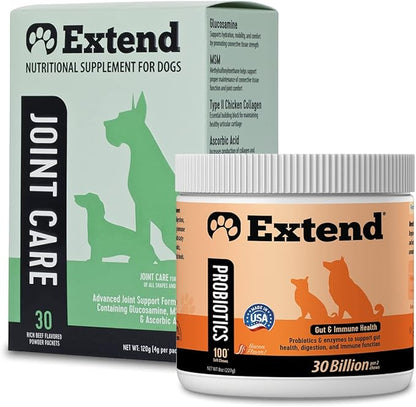 Extend - Joint Care and Probiotic for Dogs. Combo Special!