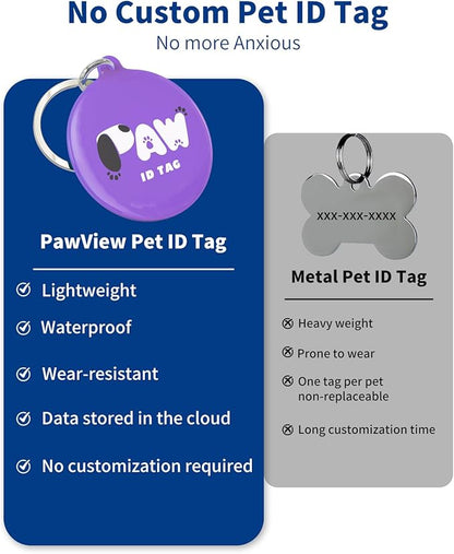 Reflective Dog Collar for Large Dogs with Dog Tags Personalized & Quick Release Buckle, Adjustable and Comfortable Nylon Pet Collar, Hot Pink