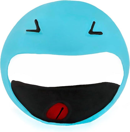 CHIWAVA 4 Pack 3.2'' Latex Squeaky Dog Toy Smiley Face Balls Interactive Fetch Play for Small Dogs