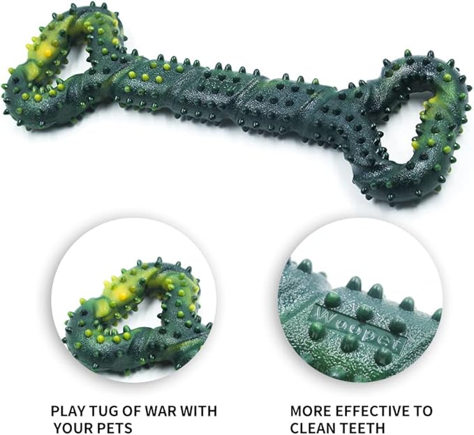 Dog Toys for Aggressive Chewers Large Dog Toys with Convex Design Natural Rubber Tug-of-war Toy for Energetic Dogs Medium Large Dogs Tooth Clean