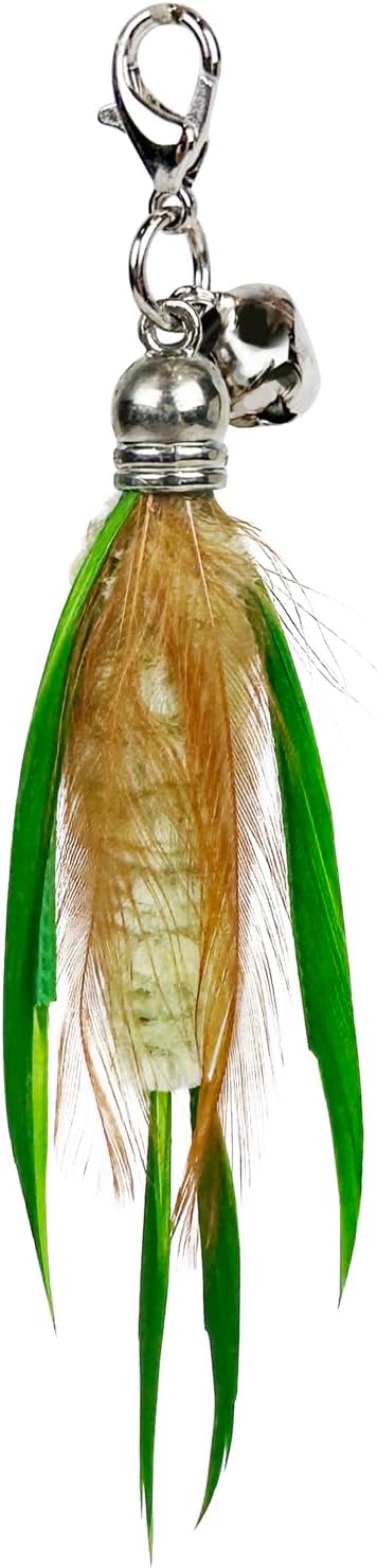 TTcat Feathe Cat Toy Attachments,3 Pcs Mini Insects Refills, Cat Toys Replacement Feathers for Cat Wand.