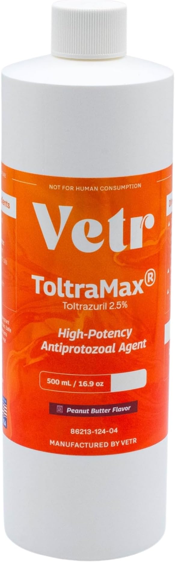 ToltraMax Toltrazuril 5.0% for Horses, Dogs, Cats, 960mL/32.4 Ounce, for Non-Food Chain Animals
