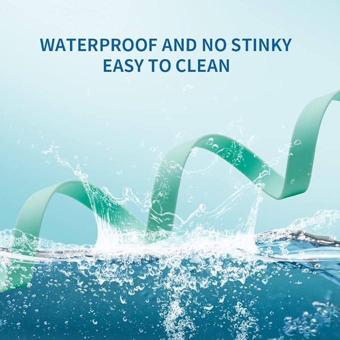 Waterproof Dog Training Leash 50FT 30FT 15FT 10FT 5FT Heavy Duty Recall Long Lead for Large Medium Small Dogs (10FT, Mint Green)