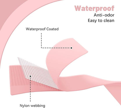 Waterproof Rubber Dog Collar, Odor-Resistant and Easy to Clean, Ideal for Daily Walks, Rainy Days, Swimming and Hiking, Fits Small Medium and Large Dogs