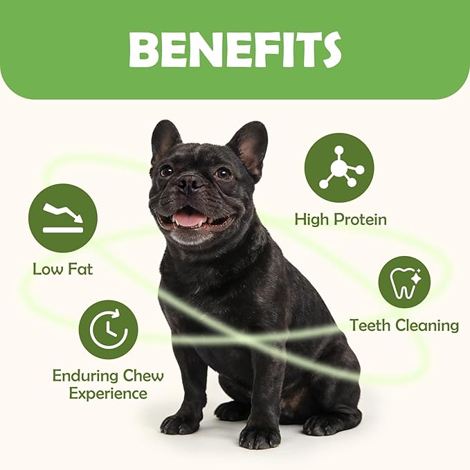 MON2SUN Dog Treats, 5 Inch Rawhide Twist Chicken Hide Sticks, Suitable for Puppy and Small Dogs, 5 Inch (Chicken, Pack of 25)
