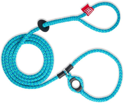 Harness Lead No Pull Dog Harness and Leash Set, Anti Pull Dog Harness for All Breeds and Sizes, One-Piece Cushioned Rope Design Safely Prevents Escaping and Pulling (Small/Medium, Blue/Multi)