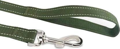 Reflective Dog Leash 7Ft /8 Feet Long, 1 Inch Wide, for Small and Medium Dogs