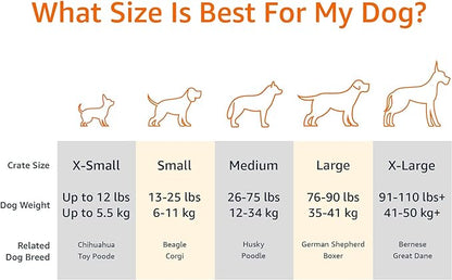 Amazon Basics Breathable Cooling Elevated Dog Bed with Durable Metal Frame, Medium, 43 x 26 x 7.5 Inch, Grey