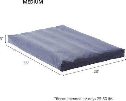 Happy Hounds Cooper Deluxe Reversible Crate Pad - Medium - Denim