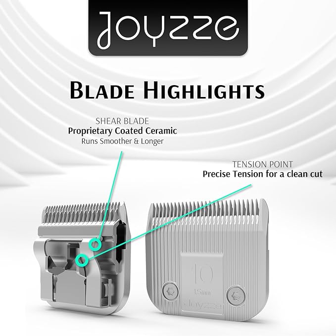 JOYZZE Raptor/Falcon Series A Blade - Professional Grade Dog Clipper Grooming Blade, Detachable, Replacement Blades - Stainless Steel, Coated Ceramic,(A Series #30)