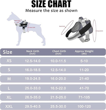 Bolux Dog Harness, No-Pull Reflective Dog Vest, Breathable Adjustable Pet Harness with Handle for Outdoor Walking - No More Pulling, Tugging or Choking (Lavender, X-Small (Pack of 1))