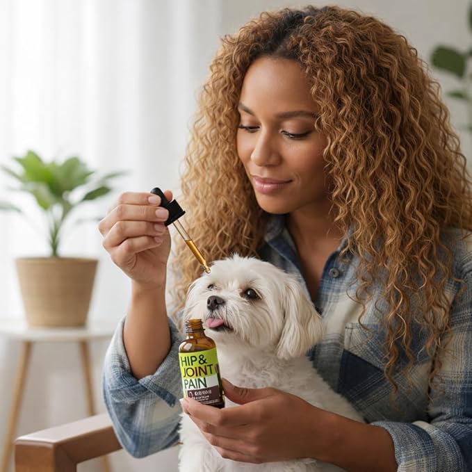 Hip and Joint Support for Dogs Cats - Pain Relief with Glucosamine, Chondroitin, Boswellia, MSM, Hyaluronic Acid, Collagens, Dewil's Claw - Healthy Aging- Mobility Lubrication, Stiffness Relief