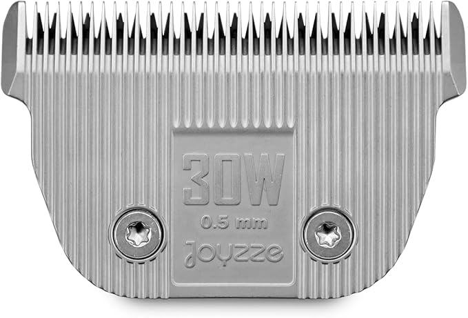 JOYZZE Raptor/Falcon Series A Wide Blade - Professional Grade Dog Clipper Grooming Blades, Detachable, Replacement - Stainless Steel, Coated Ceramic (A Series #30W)