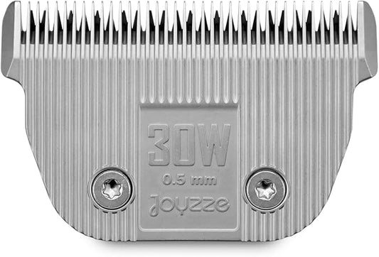 JOYZZE Raptor/Falcon Series A Wide Blade - Professional Grade Dog Clipper Grooming Blades, Detachable, Replacement - Stainless Steel, Coated Ceramic (A Series #30W)