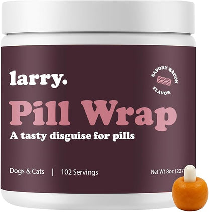 Bacon Pill Wrap for Dogs - Pet Pill Paste - Hide Dog Medication Pockets - Dog Treats for Medicine Hide Pill - 102 Servings - 8 oz - Made in USA