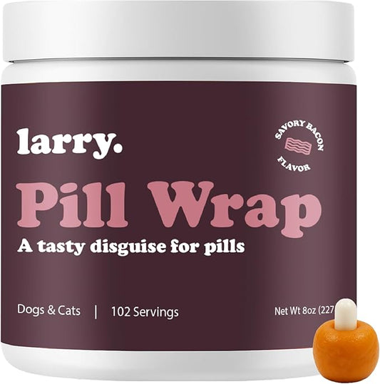 Bacon Pill Wrap for Dogs - Pet Pill Paste - Hide Dog Medication Pockets - Dog Treats for Medicine Hide Pill - 102 Servings - 8 oz - Made in USA