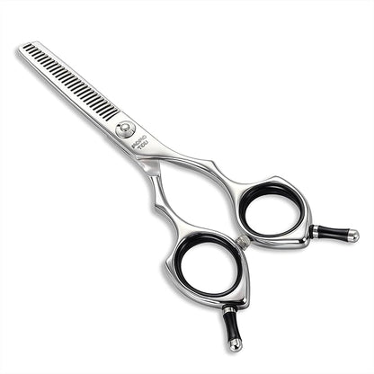 Momotou Dog Grooming Scissors 5 inch Small Thinning Scissors Super Light Professional 440C Stainless Steel Pet Shears for Trimming Face and Paws Nose Ear Easy Use.