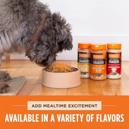Instinct Raw Boost Shakers, Freeze-Dried Powder, Dog Food Topper - Beef, 5.5 oz. Bottle