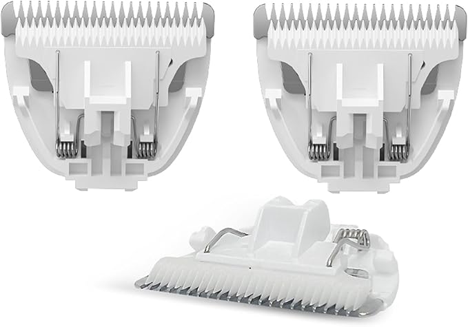 Marvljojo 3-Packs Home Professional Pet Dog Cat Grooming Clipper Replacement Blades Only