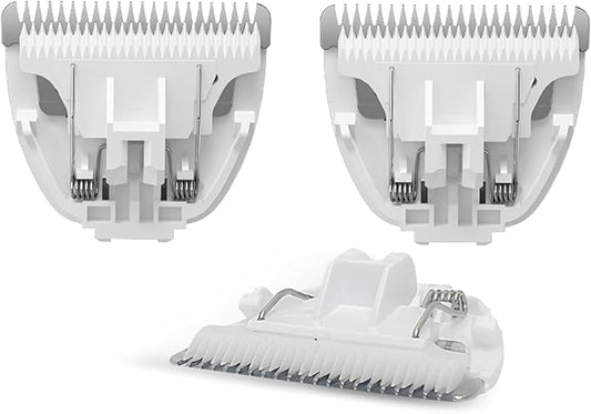 Marvljojo 3-Packs Home Professional Pet Dog Cat Grooming Clipper Replacement Blades Only