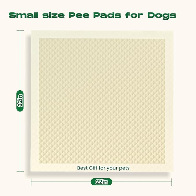 DOGGO DOUG Puppy Pads 30 Count Small 22x22in Bamboo Training Pads Deodorizing Leakproof Quick Drying Dog Pee Pads Super Absorbent Disposable Pee Pads for Dogs Puppies, Doggie, Cats, Rabbits