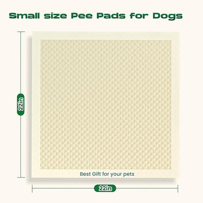DOGGO DOUG Puppy Pads 30 Count Small 22x22in Bamboo Training Pads Deodorizing Leakproof Quick Drying Dog Pee Pads Super Absorbent Disposable Pee Pads for Dogs Puppies, Doggie, Cats, Rabbits