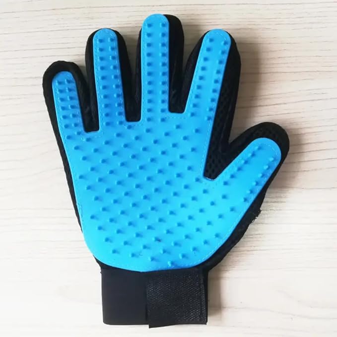 GentleGroom 259-Tip Pet Hair Removal Glove – Deshedding & Grooming Glove for Dogs & Cats, Washable, Adjustable Wrist, Fur Peels Off Clean, Perfect Pet Grooming Glove for Cats & Dogs