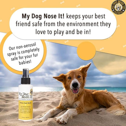 Coat and Body Spray - Sun Protection for Your Dog, Protects Against Harmful UVA/UVB Rays