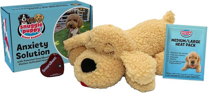 Snuggle Puppy SmartPetLove Special Edition Toys - Heartbeat Puppy for Dogs - Pet Anxiety Relief and Calming Aid - Comfort Dog Toys for Behavioral Training in Doodle