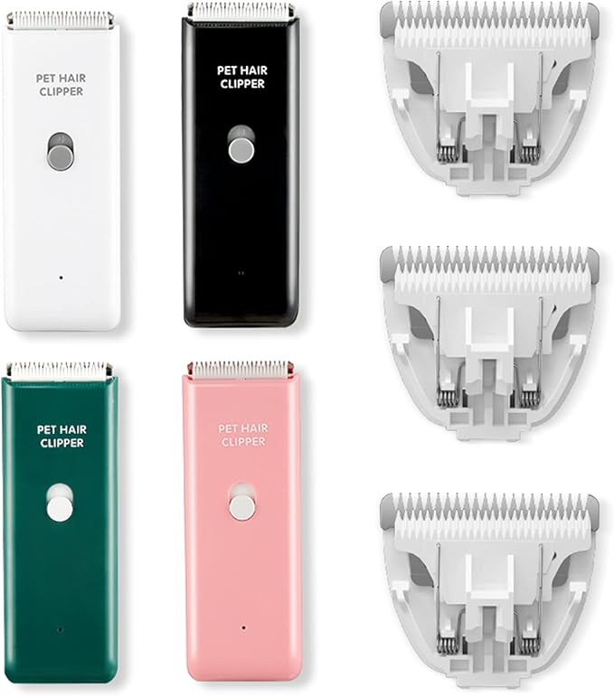 3 PCS Standard Size Replaceable Ceramic Blades Set Pet Hair Clipper,Cat Dog Common Use Clipper Blade(#AP005)