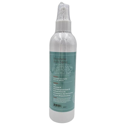 Dog Deodorizing Spray | Odor-Neutralizing Freshening Body Mist with Sweet Pea & Vanilla | Safe for Daily Use | 8oz Bottle - Made in USA - Breedwise