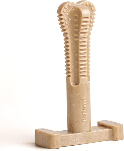 Bullibone Nylon Dog Chew Toy Spin-a-Bone - Interactive Dog Toy, Triggers Natural Instincts, and Improves Oral Health