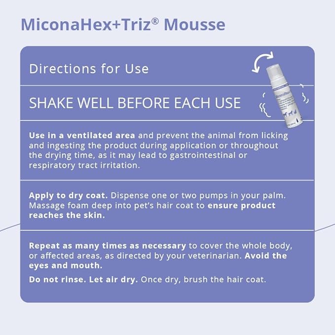 MiconaHex+Triz Mousse, 7.1 oz